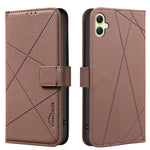 Custodia per telefono in pelle con motivo geometrico e protezione RFID., For Samsung Galaxy A55, For Samsung Galaxy A35, For Samsung Galaxy A05, For Samsung Galaxy A05S