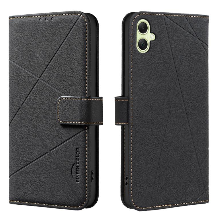 Custodia per telefono in pelle con motivo geometrico e protezione RFID., For Samsung Galaxy A55, For Samsung Galaxy A35, For Samsung Galaxy A05, For Samsung Galaxy A05S