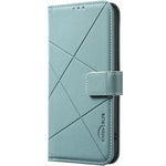 Custodia per telefono in pelle con motivo geometrico e protezione RFID., For Samsung Galaxy A55, For Samsung Galaxy A35, For Samsung Galaxy A05, For Samsung Galaxy A05S