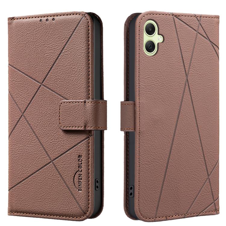 Custodia per telefono in pelle con motivo geometrico e protezione RFID., For Samsung Galaxy A37 5G, For Samsung Galaxy A27 5G, For Samsung Galaxy A06, For Samsung Galaxy A56