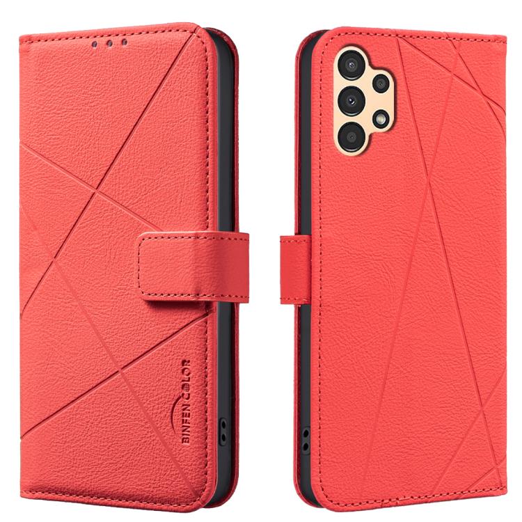 Custodia per telefono in pelle con motivo geometrico e protezione RFID., For Samsung Galaxy A54 5G, For Samsung Galaxy A23 / M23 / M13 4G, For Samsung Galaxy A13, For Samsung Galaxy A53