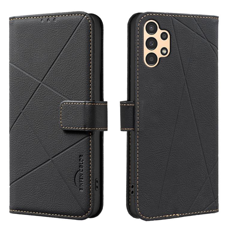 Custodia per telefono in pelle con motivo geometrico e protezione RFID., For Samsung Galaxy A54 5G, For Samsung Galaxy A23 / M23 / M13 4G, For Samsung Galaxy A13, For Samsung Galaxy A53