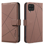 Custodia per telefono in pelle con motivo geometrico e protezione RFID., For Samsung Galaxy A22 4G, For Samsung Galaxy A22 5G, For Samsung Galaxy A32 4G, For Samsung Galaxy A72
