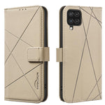 Custodia per telefono in pelle con motivo geometrico e protezione RFID., For Samsung Galaxy A22 4G, For Samsung Galaxy A22 5G, For Samsung Galaxy A32 4G, For Samsung Galaxy A72