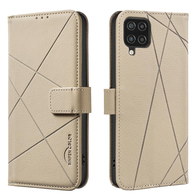 Custodia per telefono in pelle con motivo geometrico e protezione RFID., For Samsung Galaxy A22 4G, For Samsung Galaxy A22 5G, For Samsung Galaxy A32 4G, For Samsung Galaxy A72