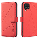 Custodia per telefono in pelle con motivo geometrico e protezione RFID., For Samsung Galaxy A22 4G, For Samsung Galaxy A22 5G, For Samsung Galaxy A32 4G, For Samsung Galaxy A72