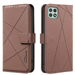 Custodia per telefono in pelle con motivo geometrico e protezione RFID., For Samsung Galaxy A22 4G, For Samsung Galaxy A22 5G, For Samsung Galaxy A32 4G, For Samsung Galaxy A72