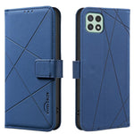 Custodia per telefono in pelle con motivo geometrico e protezione RFID., For Samsung Galaxy A22 4G, For Samsung Galaxy A22 5G, For Samsung Galaxy A32 4G, For Samsung Galaxy A72