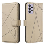 Custodia per telefono in pelle con motivo geometrico e protezione RFID., For Samsung Galaxy A22 4G, For Samsung Galaxy A22 5G, For Samsung Galaxy A32 4G, For Samsung Galaxy A72
