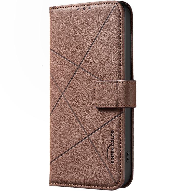 Custodia per telefono in pelle con motivo geometrico e protezione RFID., For Samsung Galaxy A32 5G