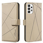 Custodia per telefono in pelle con motivo geometrico e protezione RFID., For Samsung Galaxy A54 5G, For Samsung Galaxy A23 / M23 / M13 4G, For Samsung Galaxy A13, For Samsung Galaxy A53