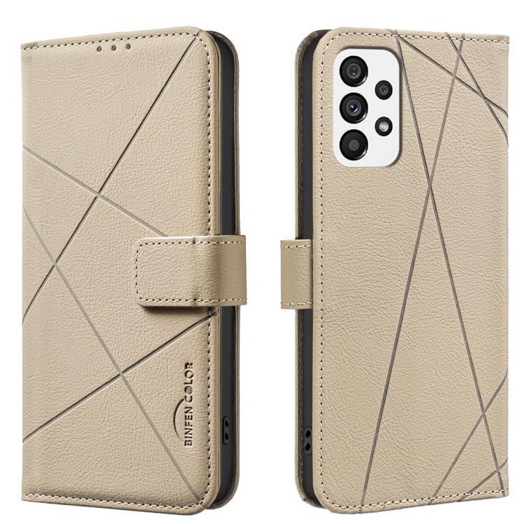 Custodia per telefono in pelle con motivo geometrico e protezione RFID., For Samsung Galaxy A54 5G, For Samsung Galaxy A23 / M23 / M13 4G, For Samsung Galaxy A13, For Samsung Galaxy A53