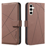 Custodia per telefono in pelle con motivo geometrico e protezione RFID., For Samsung Galaxy A55, For Samsung Galaxy A35, For Samsung Galaxy A05, For Samsung Galaxy A05S