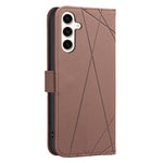 Custodia per telefono in pelle con motivo geometrico e protezione RFID., For Samsung Galaxy A55, For Samsung Galaxy A35, For Samsung Galaxy A05, For Samsung Galaxy A05S
