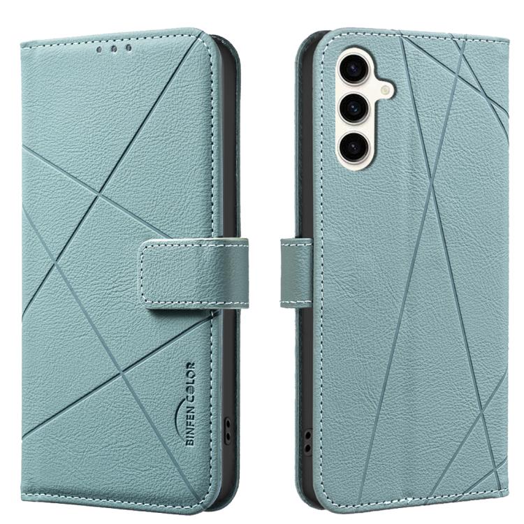Custodia per telefono in pelle con motivo geometrico e protezione RFID., For Samsung Galaxy A55, For Samsung Galaxy A35, For Samsung Galaxy A05, For Samsung Galaxy A05S