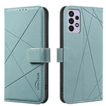 Custodia per telefono in pelle con motivo geometrico e protezione RFID., For Samsung Galaxy A22 4G, For Samsung Galaxy A22 5G, For Samsung Galaxy A32 4G, For Samsung Galaxy A72