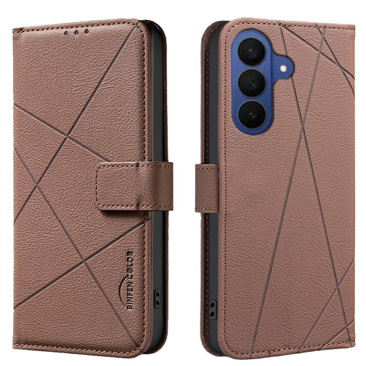 Custodia per telefono in pelle con motivo geometrico e protezione RFID., For Samsung Galaxy A37 5G, For Samsung Galaxy A27 5G, For Samsung Galaxy A06, For Samsung Galaxy A56