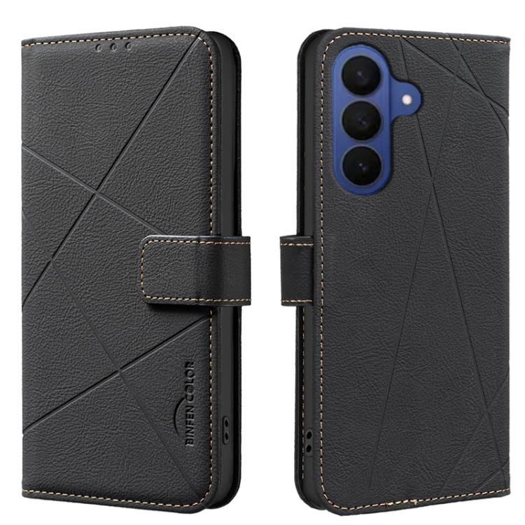 Custodia per telefono in pelle con motivo geometrico e protezione RFID., For Samsung Galaxy A37 5G, For Samsung Galaxy A27 5G, For Samsung Galaxy A06, For Samsung Galaxy A56