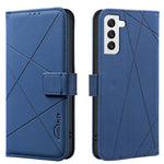 Custodia per telefono in pelle con motivo geometrico e protezione RFID., For Samsung Galaxy S21 FE 5G, For Samsung Galaxy S21 5G, For Samsung Galaxy S21+ 5G, For Samsung Galaxy S21 Ultra 5G