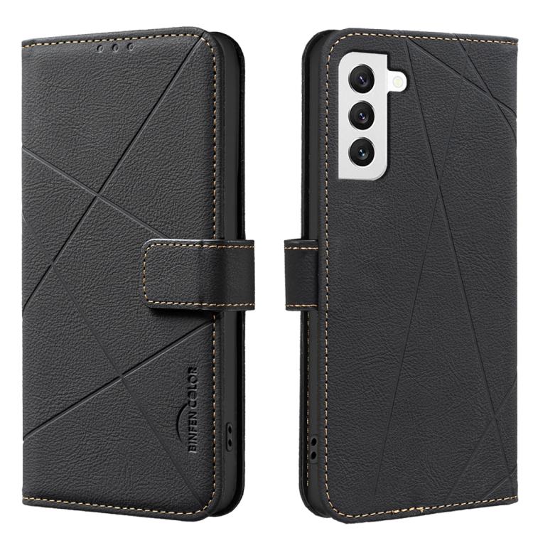 Custodia per telefono in pelle con motivo geometrico e protezione RFID., For Samsung Galaxy S21 FE 5G, For Samsung Galaxy S21 5G, For Samsung Galaxy S21+ 5G, For Samsung Galaxy S21 Ultra 5G