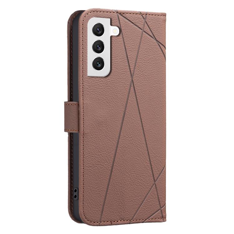 Custodia per telefono in pelle con motivo geometrico e protezione RFID., For Samsung Galaxy S21 FE 5G, For Samsung Galaxy S21 5G, For Samsung Galaxy S21+ 5G, For Samsung Galaxy S21 Ultra 5G