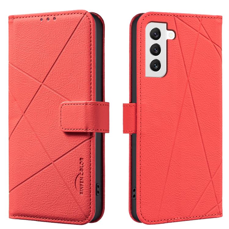 Custodia per telefono in pelle con motivo geometrico e protezione RFID., For Samsung Galaxy S21 FE 5G, For Samsung Galaxy S21 5G, For Samsung Galaxy S21+ 5G, For Samsung Galaxy S21 Ultra 5G