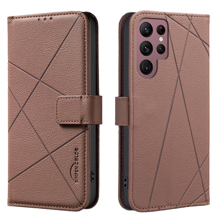 Custodia per telefono in pelle con motivo geometrico e protezione RFID., For Samsung Galaxy S21 FE 5G, For Samsung Galaxy S21 5G, For Samsung Galaxy S21+ 5G, For Samsung Galaxy S21 Ultra 5G