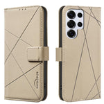 Custodia per telefono in pelle con motivo geometrico e protezione RFID., For Samsung Galaxy S24 Ultra 5G, For Samsung Galaxy S23 FE 5G, For Samsung Galaxy S23 Ultra 5G, For Samsung Galaxy S23+ 5G
