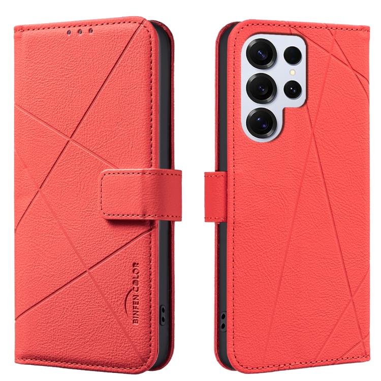 Custodia per telefono in pelle con motivo geometrico e protezione RFID., For Samsung Galaxy S24 Ultra 5G, For Samsung Galaxy S23 FE 5G, For Samsung Galaxy S23 Ultra 5G, For Samsung Galaxy S23+ 5G