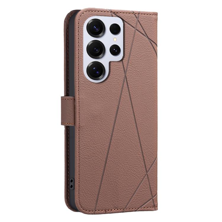 Custodia per telefono in pelle con motivo geometrico e protezione RFID., For Samsung Galaxy S24 Ultra 5G, For Samsung Galaxy S23 FE 5G, For Samsung Galaxy S23 Ultra 5G, For Samsung Galaxy S23+ 5G