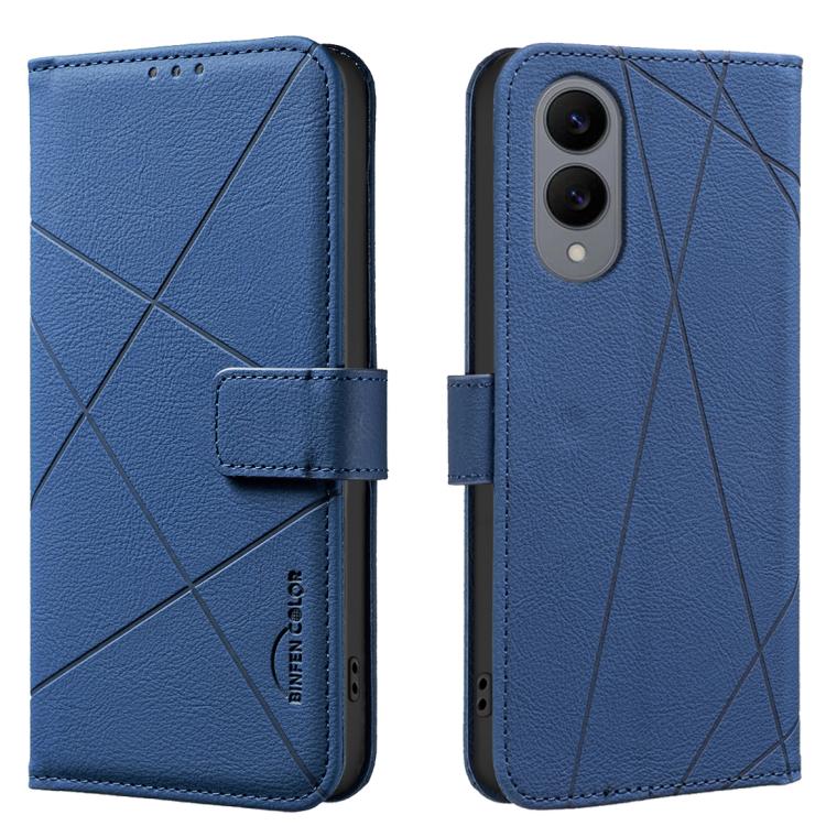 Custodia per telefono in pelle con motivo geometrico e protezione RFID., For Samsung Galaxy S25 Edge 5G, For Samsung Galaxy S25 / S24 5G, For Samsung Galaxy S25+ / S24+ 5G, For Samsung Galaxy S25 Ultra 5G