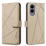 Custodia per telefono in pelle con motivo geometrico e protezione RFID., For Samsung Galaxy S25 Edge 5G, For Samsung Galaxy S25 / S24 5G, For Samsung Galaxy S25+ / S24+ 5G, For Samsung Galaxy S25 Ultra 5G