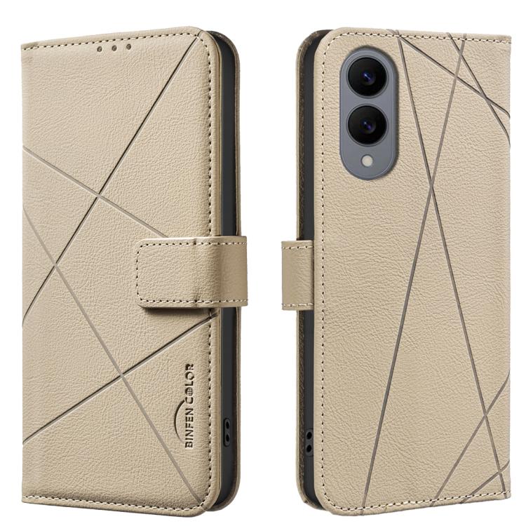 Custodia per telefono in pelle con motivo geometrico e protezione RFID., For Samsung Galaxy S25 Edge 5G, For Samsung Galaxy S25 / S24 5G, For Samsung Galaxy S25+ / S24+ 5G, For Samsung Galaxy S25 Ultra 5G