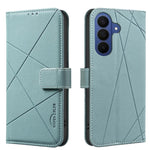 Custodia per telefono in pelle con motivo geometrico e protezione RFID., For Galaxy S26 FE 5G, For Samsung Galaxy S26 Ultra 5G, For Samsung Galaxy S26 5G, For Samsung Galaxy S25 FE 5G