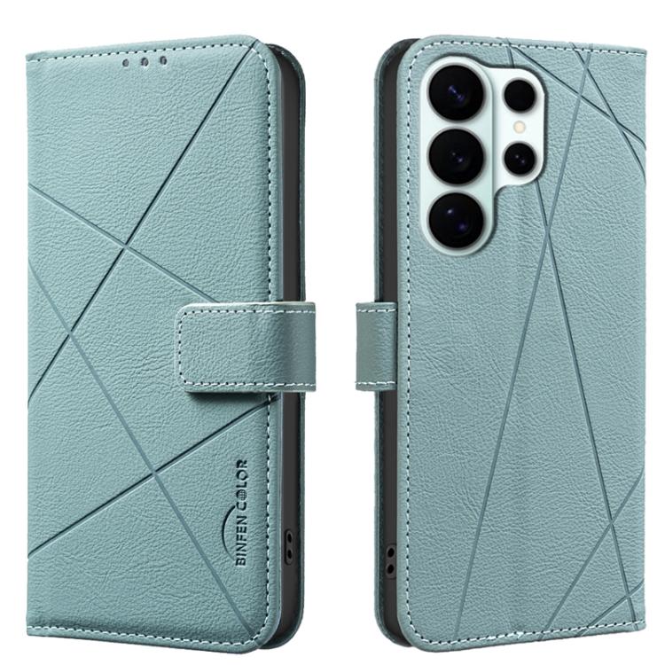 Custodia per telefono in pelle con motivo geometrico e protezione RFID., For Galaxy S26 FE 5G, For Samsung Galaxy S26 Ultra 5G, For Samsung Galaxy S26 5G, For Samsung Galaxy S25 FE 5G