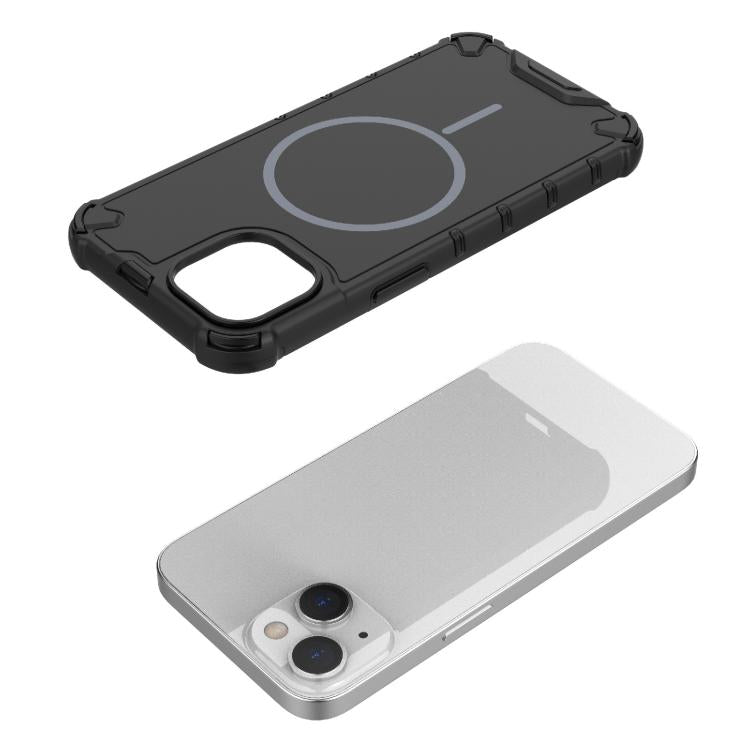 Custodia magnetica per telefono MagSafe a tinta unita con griglia., For iPhone 14, For iPhone 14 Pro, For iPhone 14 Pro Max, For iPhone 13 Pro Max