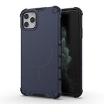 Custodia magnetica per telefono MagSafe a tinta unita con griglia., For iPhone 11 Pro Max, For iPhone 11