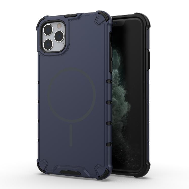 Custodia magnetica per telefono MagSafe a tinta unita con griglia., For iPhone 11 Pro Max, For iPhone 11
