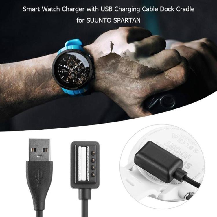 Cavo di ricarica per smartwatch xDfind con porta USB, lunghezza: 1 m, For Suunto Spartan Sport / Sunnto 9