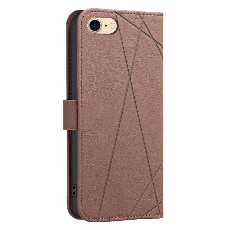 Custodia per telefono in pelle con motivo geometrico e protezione RFID., For iPhone 6 / 7 / 8 / SE, For iPhone 13 Pro Max, For iPhone 13 Pro, For iPhone 12 / 12 Pro