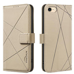 Custodia per telefono in pelle con motivo geometrico e protezione RFID., For iPhone 6 / 7 / 8 / SE, For iPhone 13 Pro Max, For iPhone 13 Pro, For iPhone 12 / 12 Pro