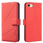 Custodia per telefono in pelle con motivo geometrico e protezione RFID., For iPhone 6 / 7 / 8 / SE, For iPhone 13 Pro Max, For iPhone 13 Pro, For iPhone 12 / 12 Pro