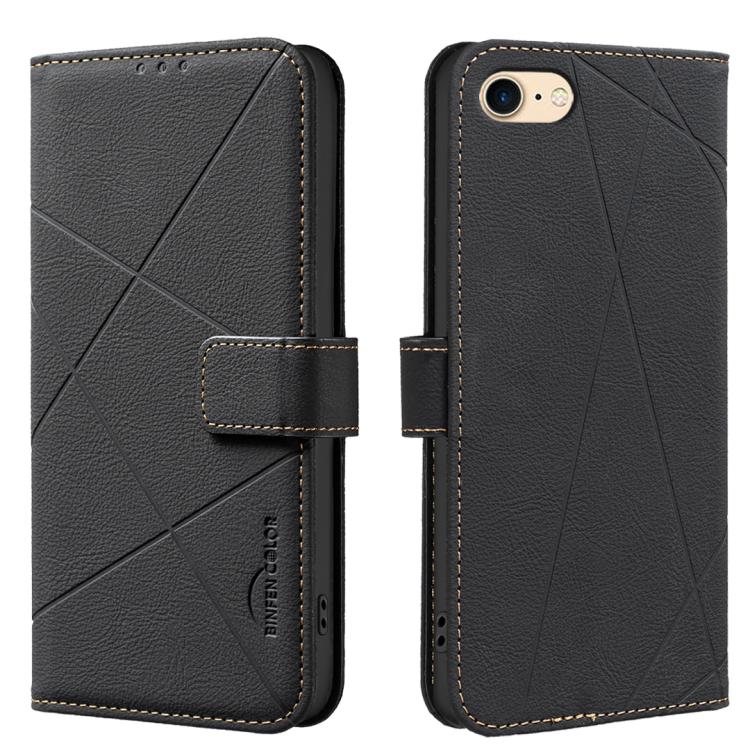 Custodia per telefono in pelle con motivo geometrico e protezione RFID., For iPhone 6 / 7 / 8 / SE, For iPhone 13 Pro Max, For iPhone 13 Pro, For iPhone 12 / 12 Pro