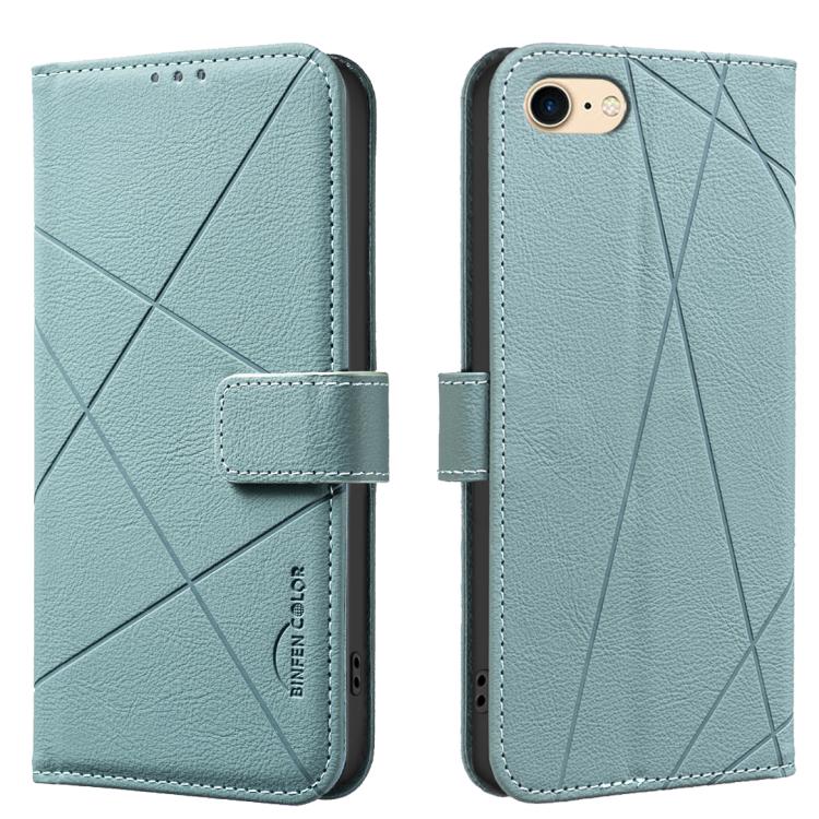 Custodia per telefono in pelle con motivo geometrico e protezione RFID., For iPhone 6 / 7 / 8 / SE, For iPhone 13 Pro Max, For iPhone 13 Pro, For iPhone 12 / 12 Pro