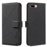 Custodia per telefono in pelle con motivo geometrico e protezione RFID., For iPhone XR, For iPhone XS Max, For iPhone 6 Plus / 7 Plus / 8 Plus