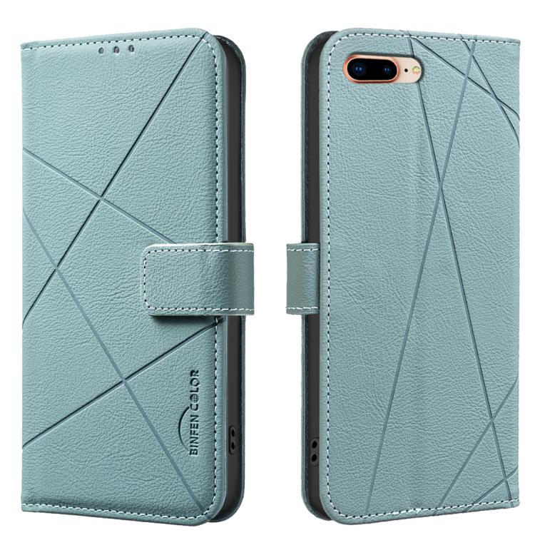 Custodia per telefono in pelle con motivo geometrico e protezione RFID., For iPhone XR, For iPhone XS Max, For iPhone 6 Plus / 7 Plus / 8 Plus