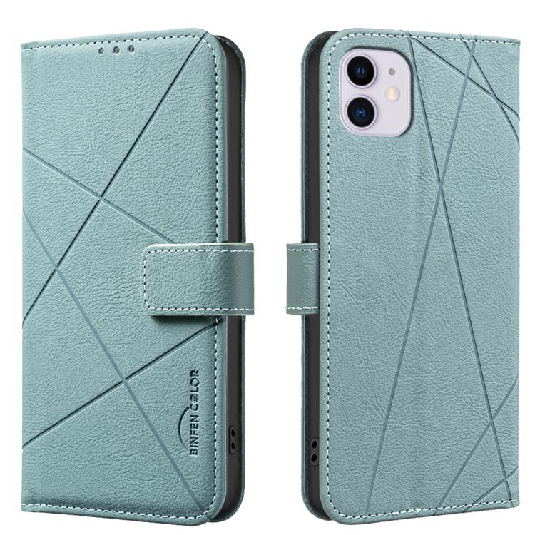 Custodia per telefono in pelle con motivo geometrico e protezione RFID., For iPhone 12 Pro Max, For iPhone 11 Pro Max, For iPhone 11, For iPhone 11 Pro