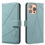 Custodia per telefono in pelle con motivo geometrico e protezione RFID., For iPhone 12 Pro Max, For iPhone 11 Pro Max, For iPhone 11, For iPhone 11 Pro