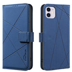 Custodia per telefono in pelle con motivo geometrico e protezione RFID., For iPhone 6 / 7 / 8 / SE, For iPhone 13 Pro Max, For iPhone 13 Pro, For iPhone 12 / 12 Pro