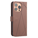 Custodia per telefono in pelle con motivo geometrico e protezione RFID., For iPhone 12 Pro Max, For iPhone 11 Pro Max, For iPhone 11, For iPhone 11 Pro